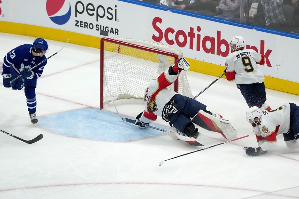 Maple Leafs forward Matthew Knies leaves Game 2 against Panthers due to injury