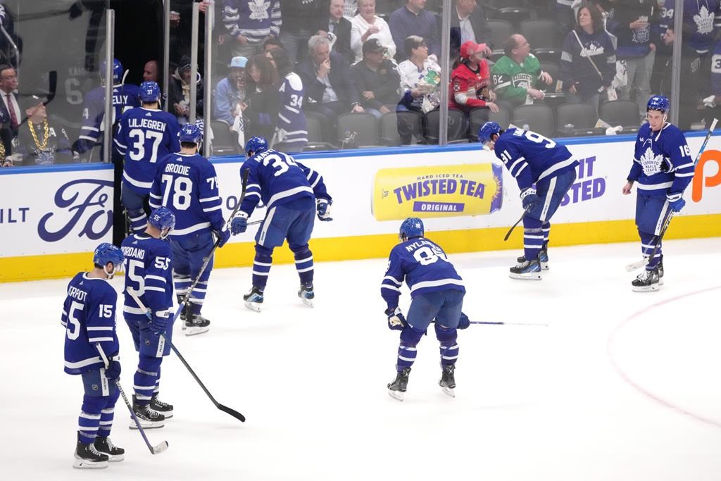 Leafs head south looking to climb out of 0-2 hole: ‘A lot of hockey left’