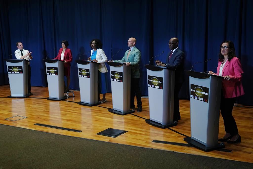 Toronto mayoral hopefuls try to pin front-runner Olivia Chow on taxes at debate