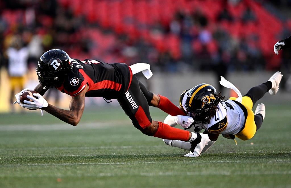 Canadian safety Adeleke already an elder statesman on Ticats’ defence at age 27