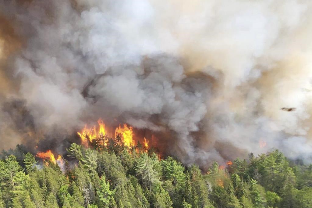 Nearly 70 wildfires burning across Ontario, 26 not under control