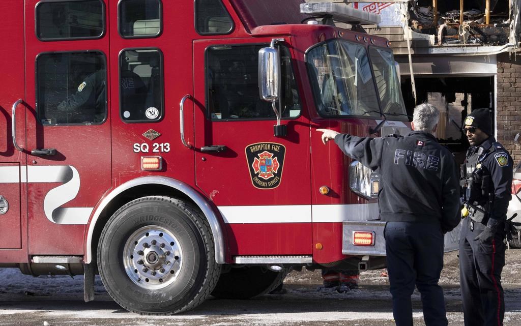 One dead after residential fire in Brampton, Ont., no other injuries