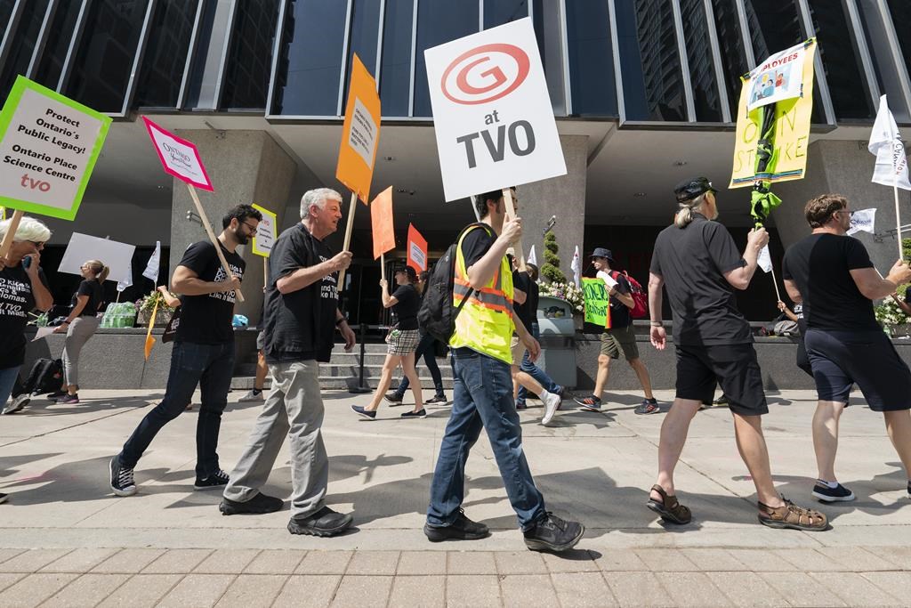 TVO employees walk off the job Monday after negotiations stall