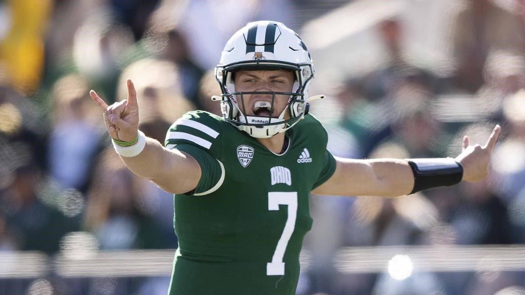 Ohio University QB Kurtis Rourke ranked No. 1 prospect on CFL scouting list