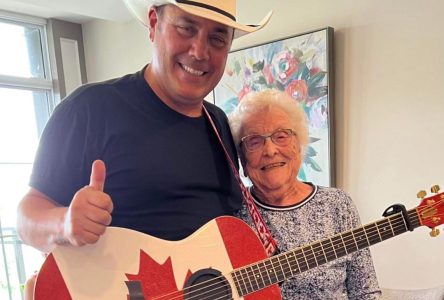 “Cowboy” Mark Brings Smiles to Retirement Residents