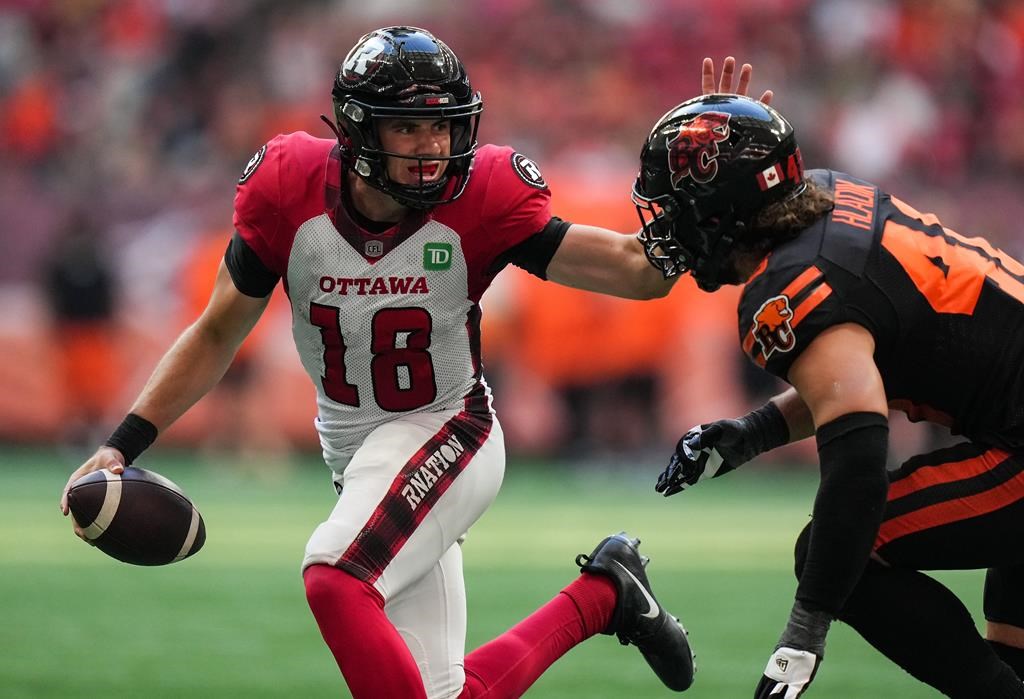 Redblacks’ Dustin Crum earns top CFL honour roll grade in losing cause