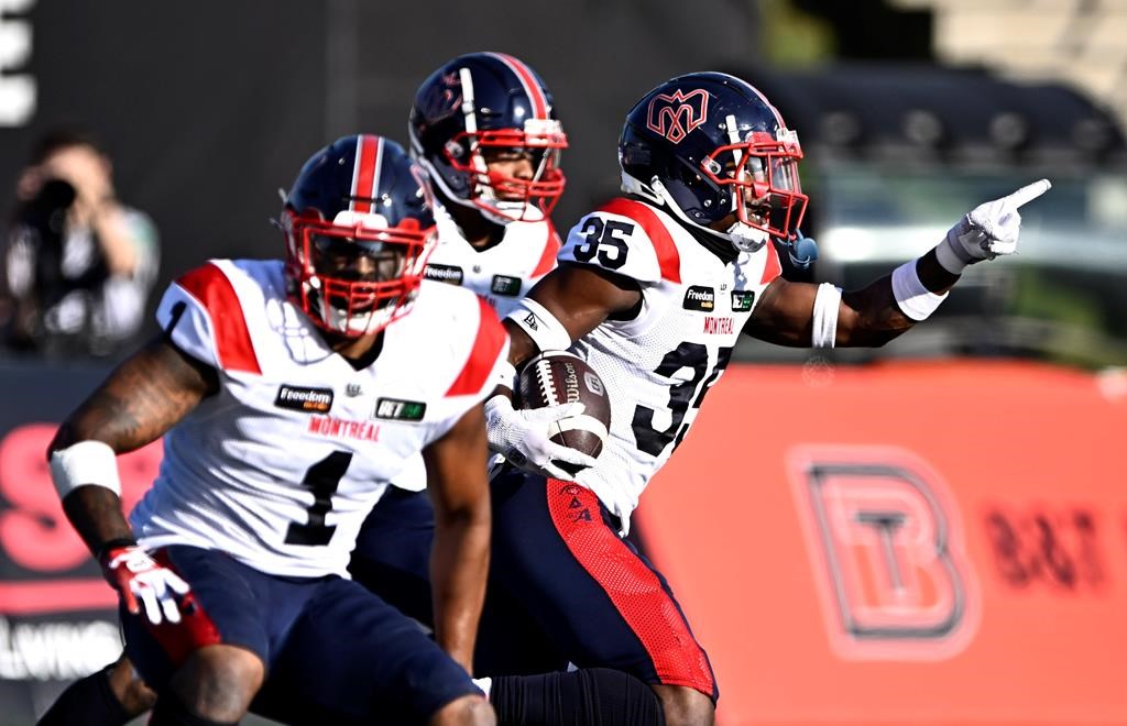 Montreal Alouettes look to cement second spot in East Division standings