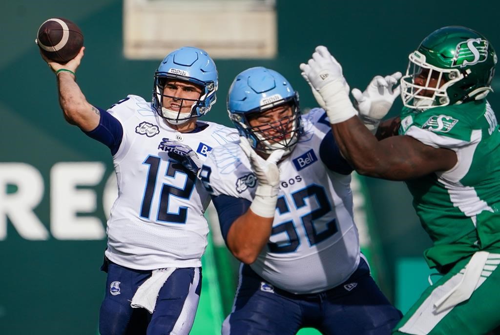 Argos Quarterback Chad Kelly Earns Fourth CFL Honour Roll Nod