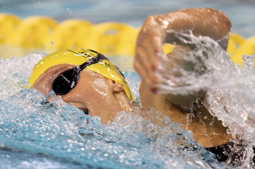 Canadian swimming sensation Summer McIntosh sets early tone at Olympic Trials