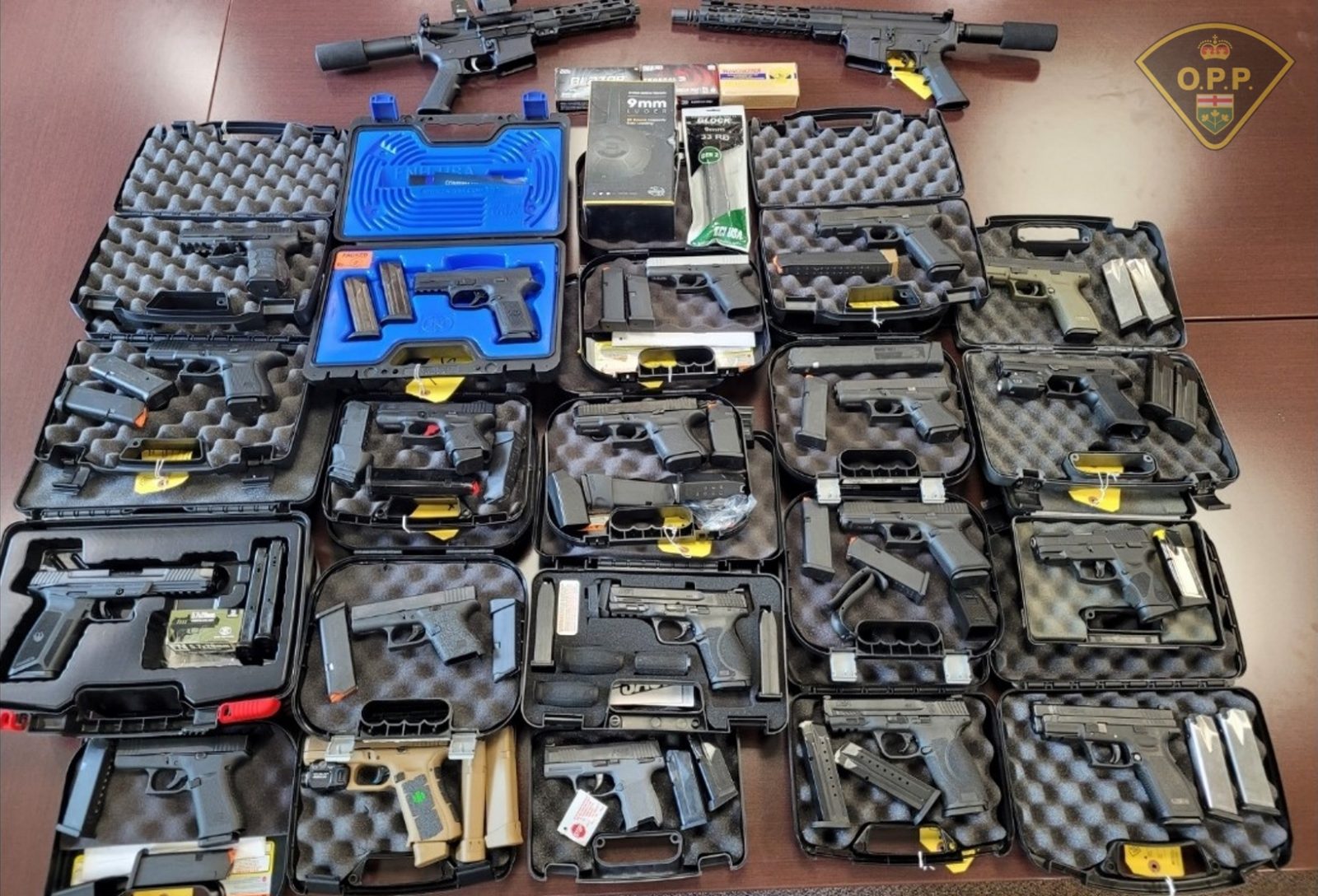 28 illegal firearms seized