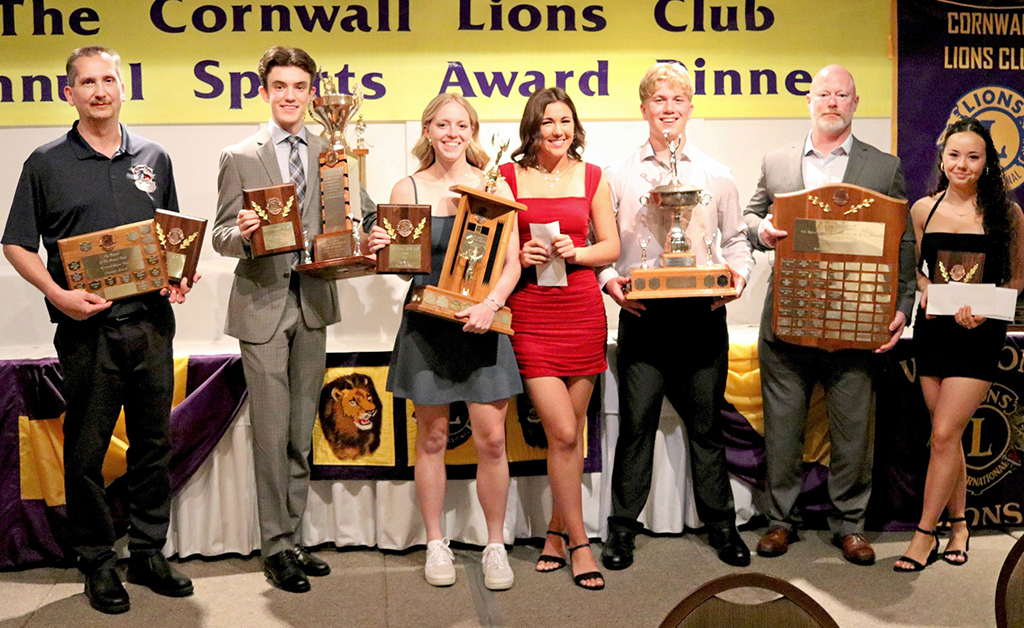 Cornwall Athletes celebrated at annual Lions Club Sports Awards Dinner