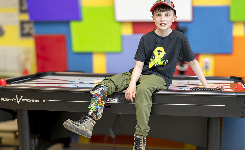 A nine-year-old from Long Sault named CHEO Telethon Kid