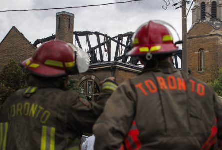 Church fire that consumed Group of Seven murals was ‘heart-wrenching’: priest