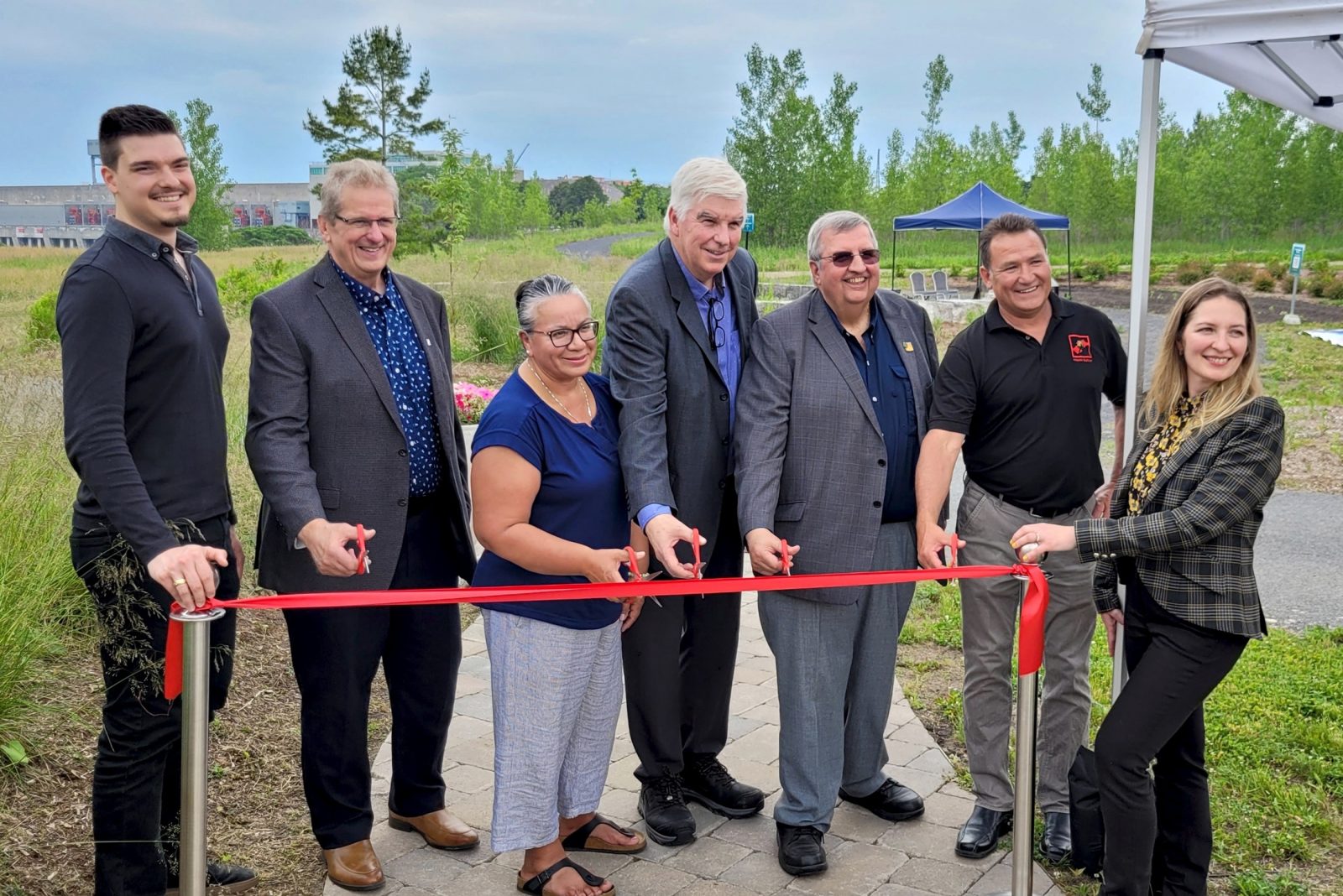 OPG’s Saunders Hydro Dam Visitor Centre holds grand opening for new gardens