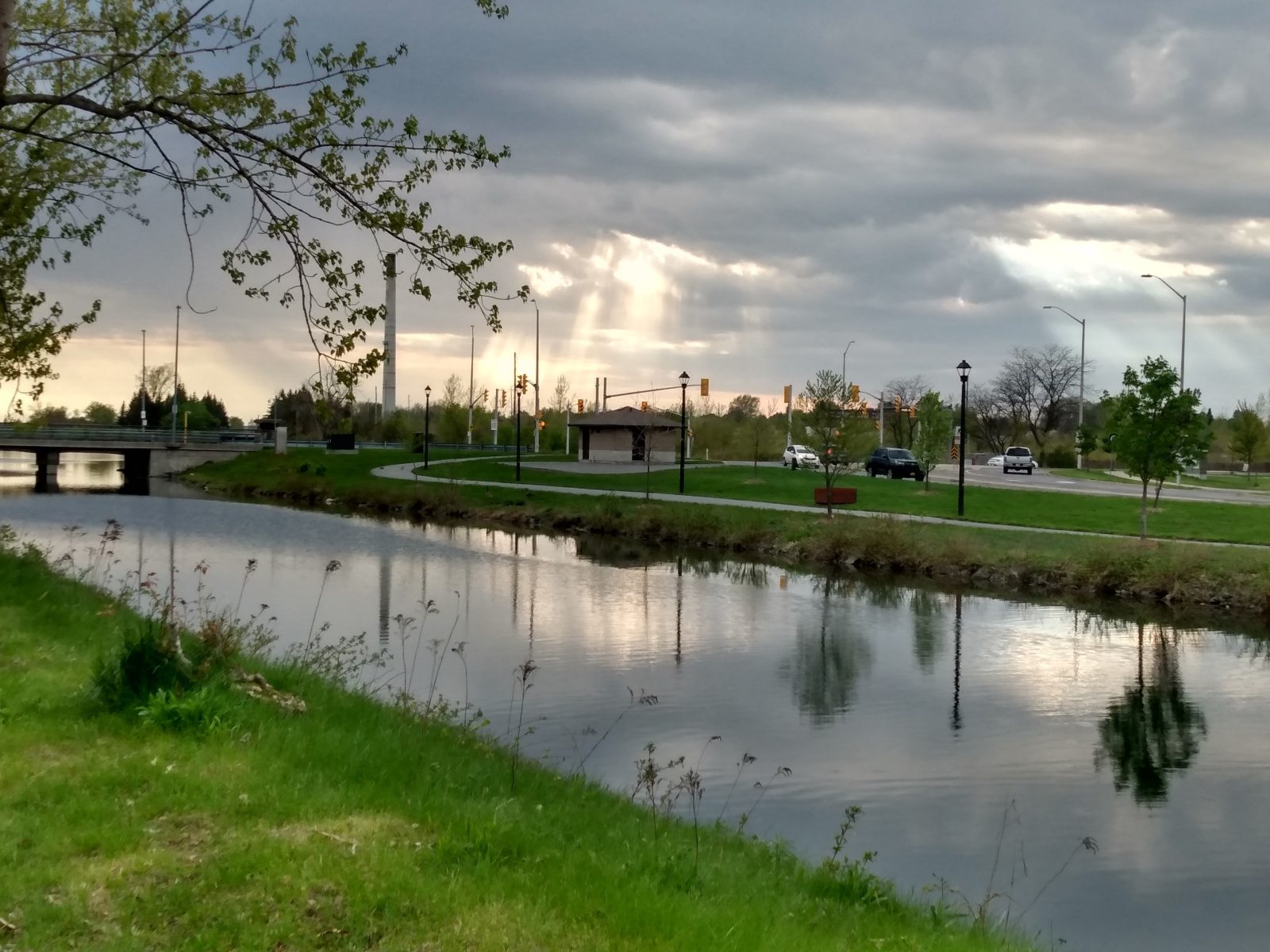 Picture Perfect: Clouds over the canal