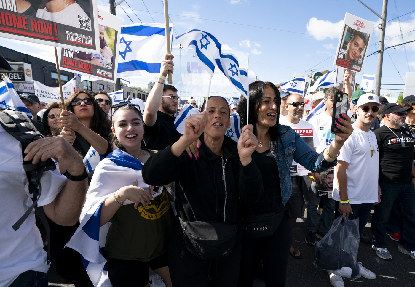 Toronto ‘Walk with Israel’ event held amid high security, faceoffs with protesters