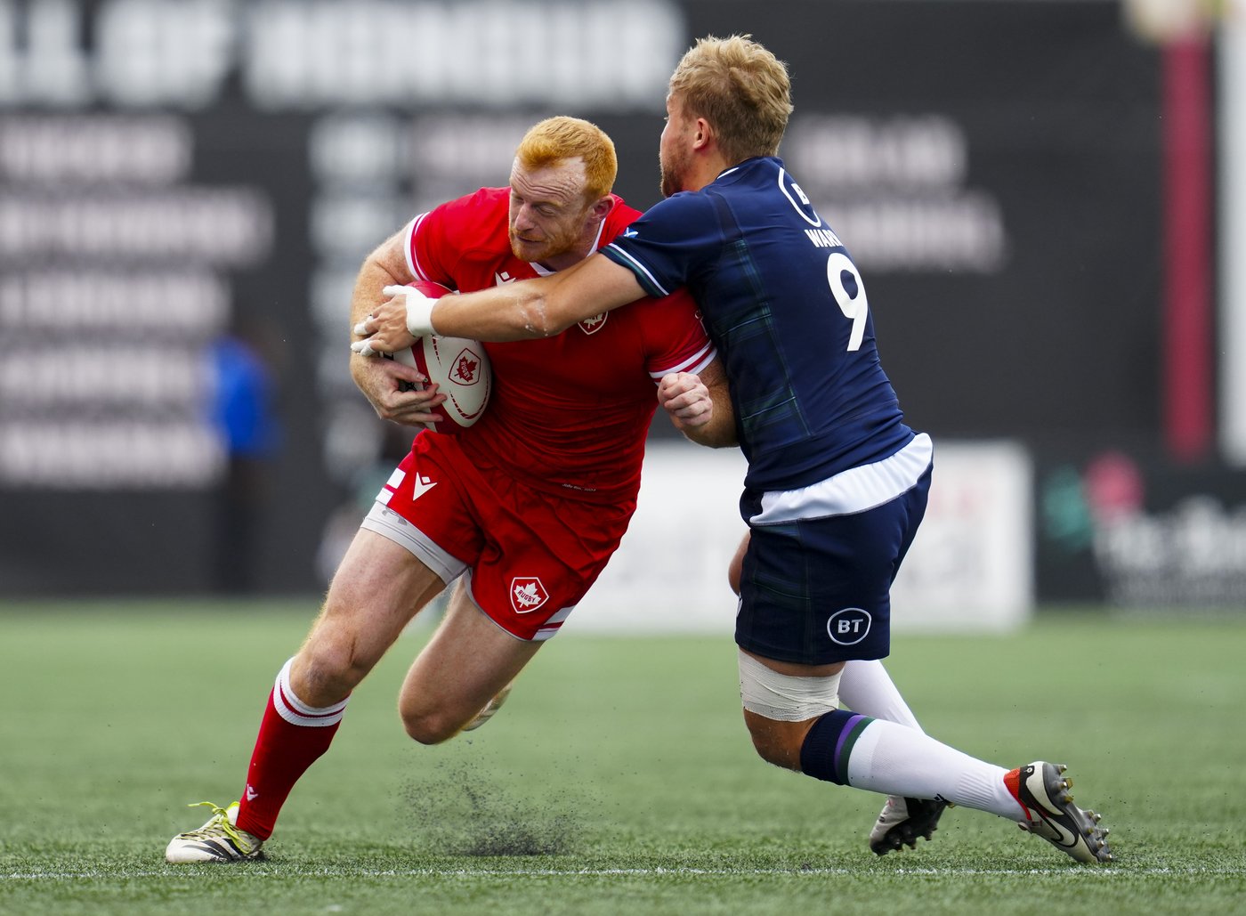 Young Scottish side shows its class in 73-12 rugby win over Canadian men