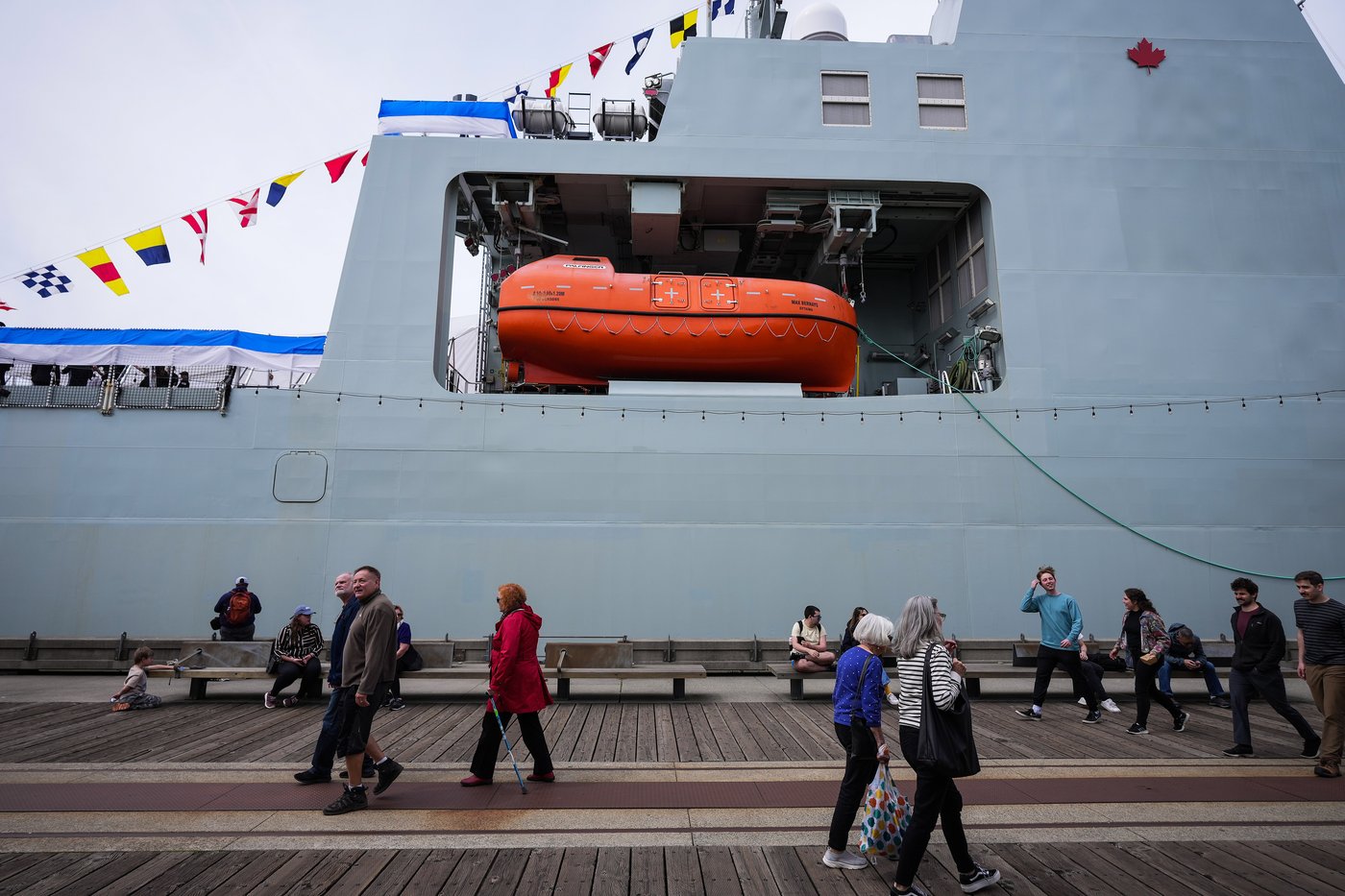 One of Canada’s new navy ships stopped in Hawaii after taking on water