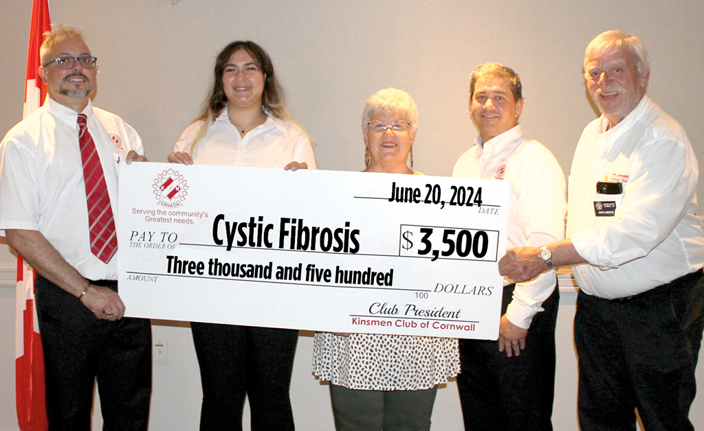 Kin donates to Cystic Fibrosis Canada