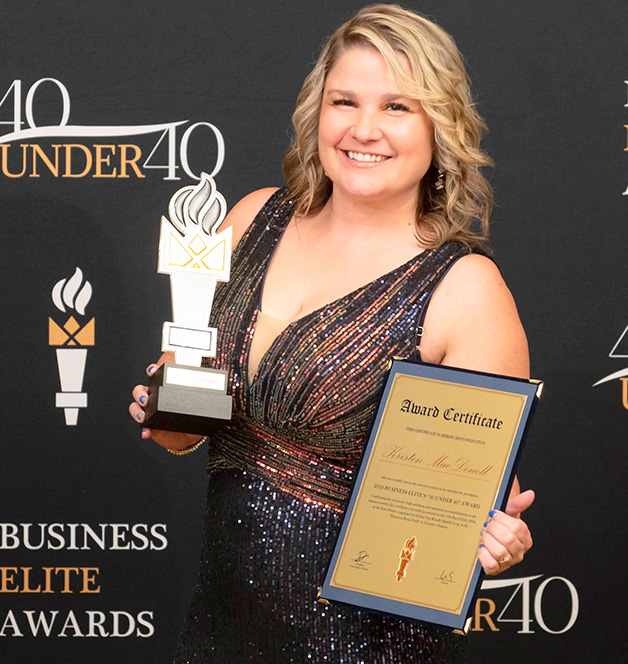 Kristen MacDonell Honoured with 40 Under 40 Award