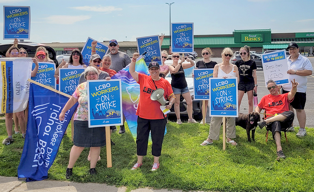 Tensions Brew as LCBO Workers Strike