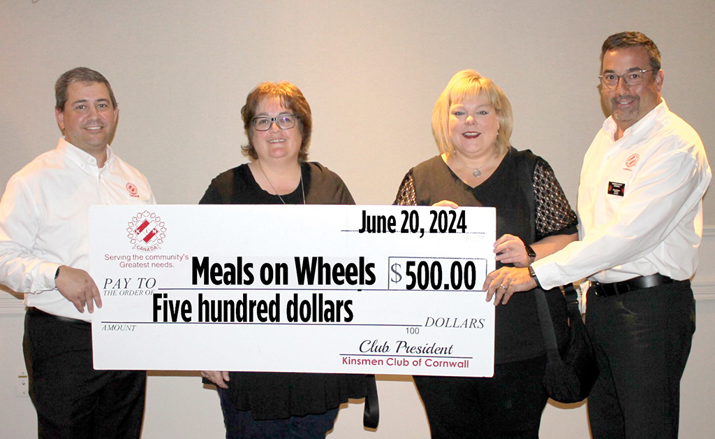 Kin donates to Meels on Wheels