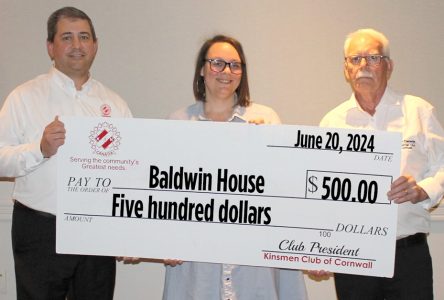 Kin donates to Baldwin House