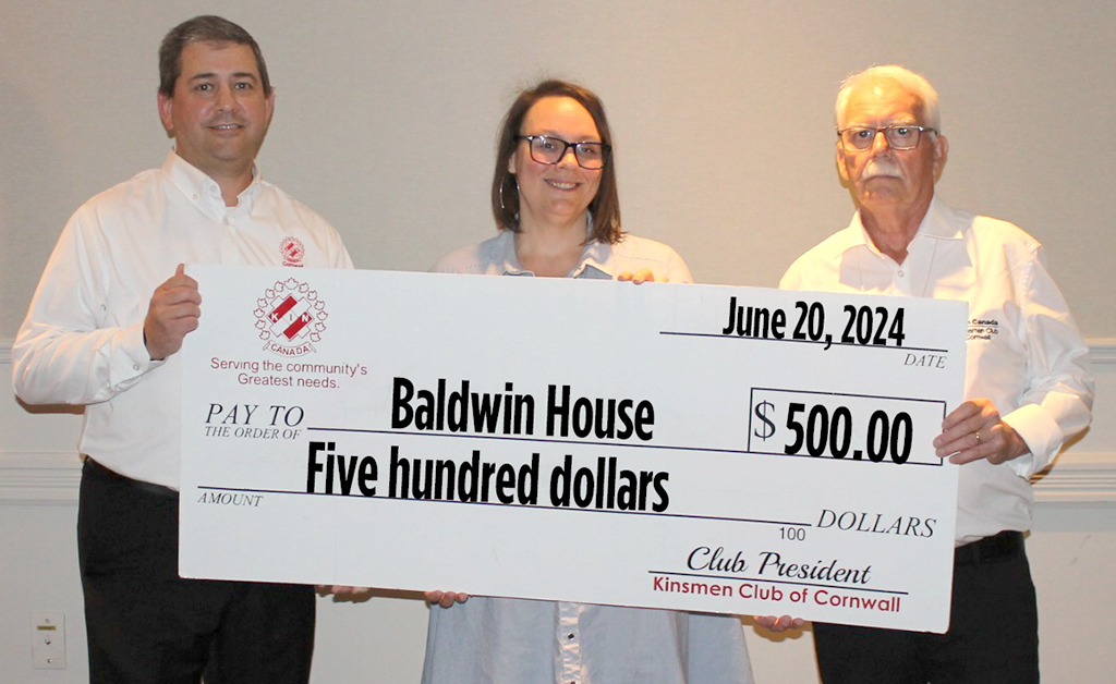 Kin donates to Baldwin House