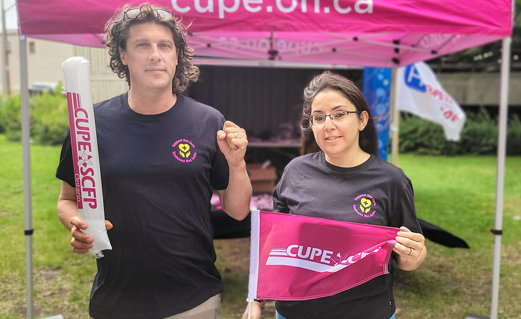 CUPE Holds ‘Support Our Care’ Day of Action in Cornwall