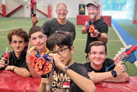 Teens enjoy epic summer Nerf battles