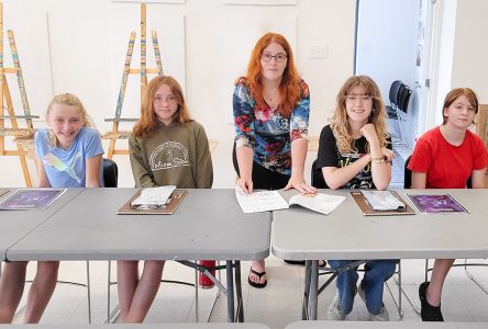 Teens craft characters at Art Workshop