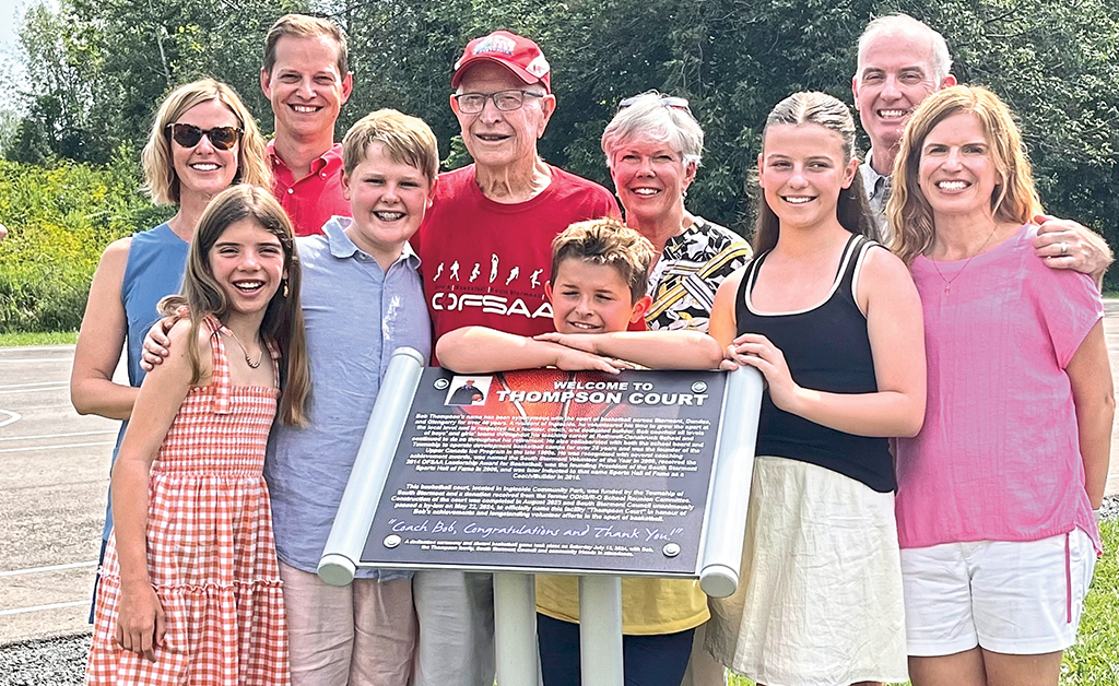 Bob Thompson Court unveiled