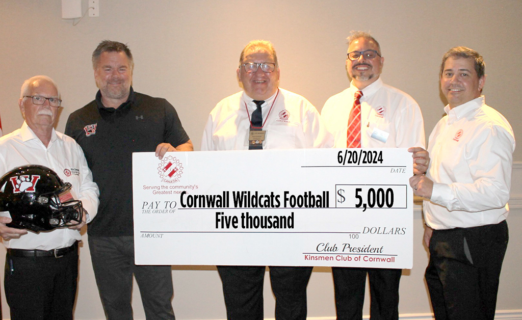 Kin donates to Cornwall Minor Football Association (Wildcats)