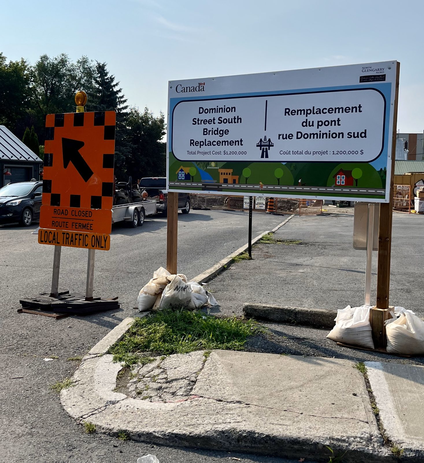 Dominion, Bishop Street bridge work