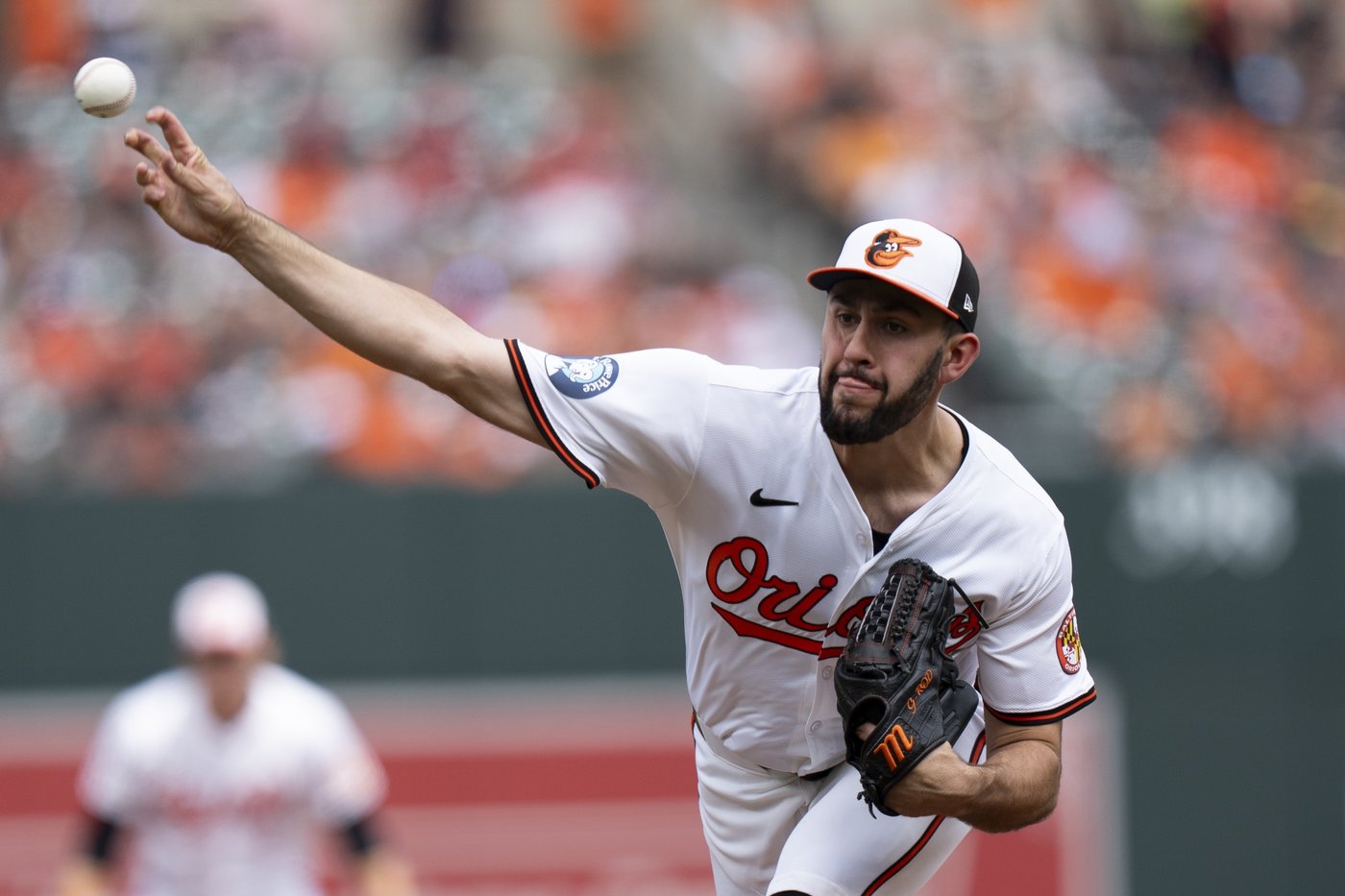 Orioles put No. 2 starter Grayson Rodriguez on the 15-day injured list with shoulder, back strain