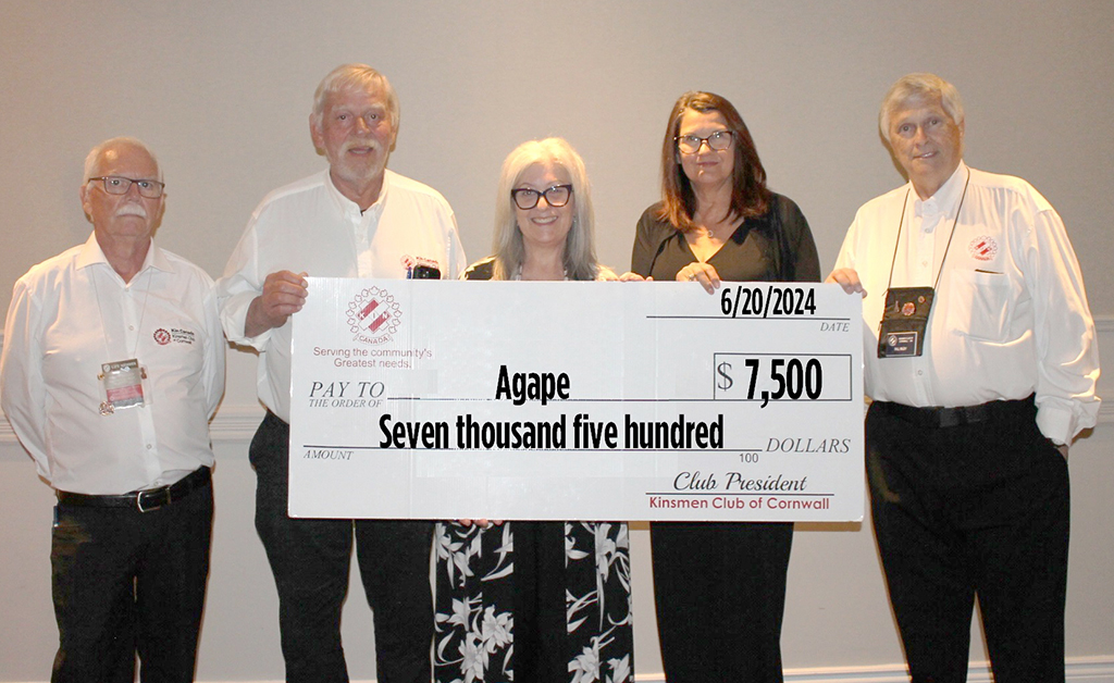 Kin donates to Centre Agapè Center