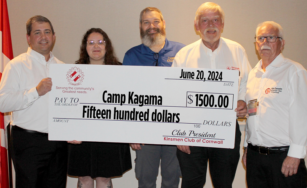 Kin donates to Camp Kagama