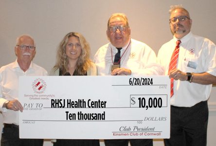 Kin donates to RHSJ Health Centre of Cornwall