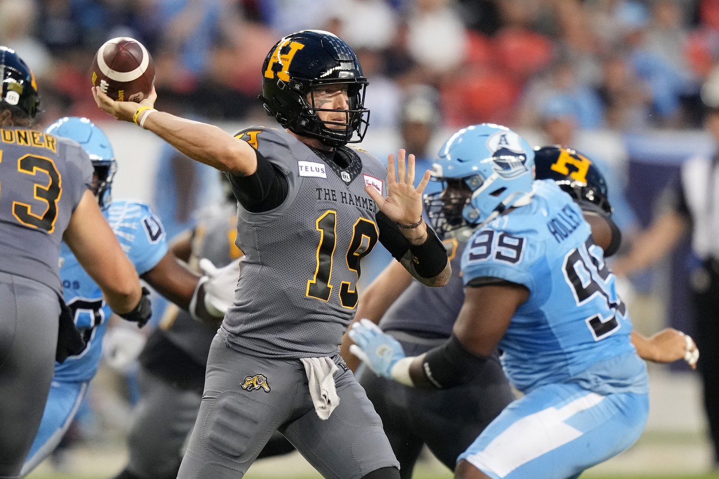 Liegghio’s late field goal earns Ticats 33-31 win over Argos