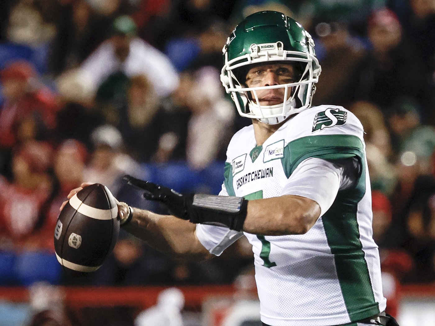 Harris, Thurman get top marks as Roughriders dominate CFL’s Week 16 honour roll