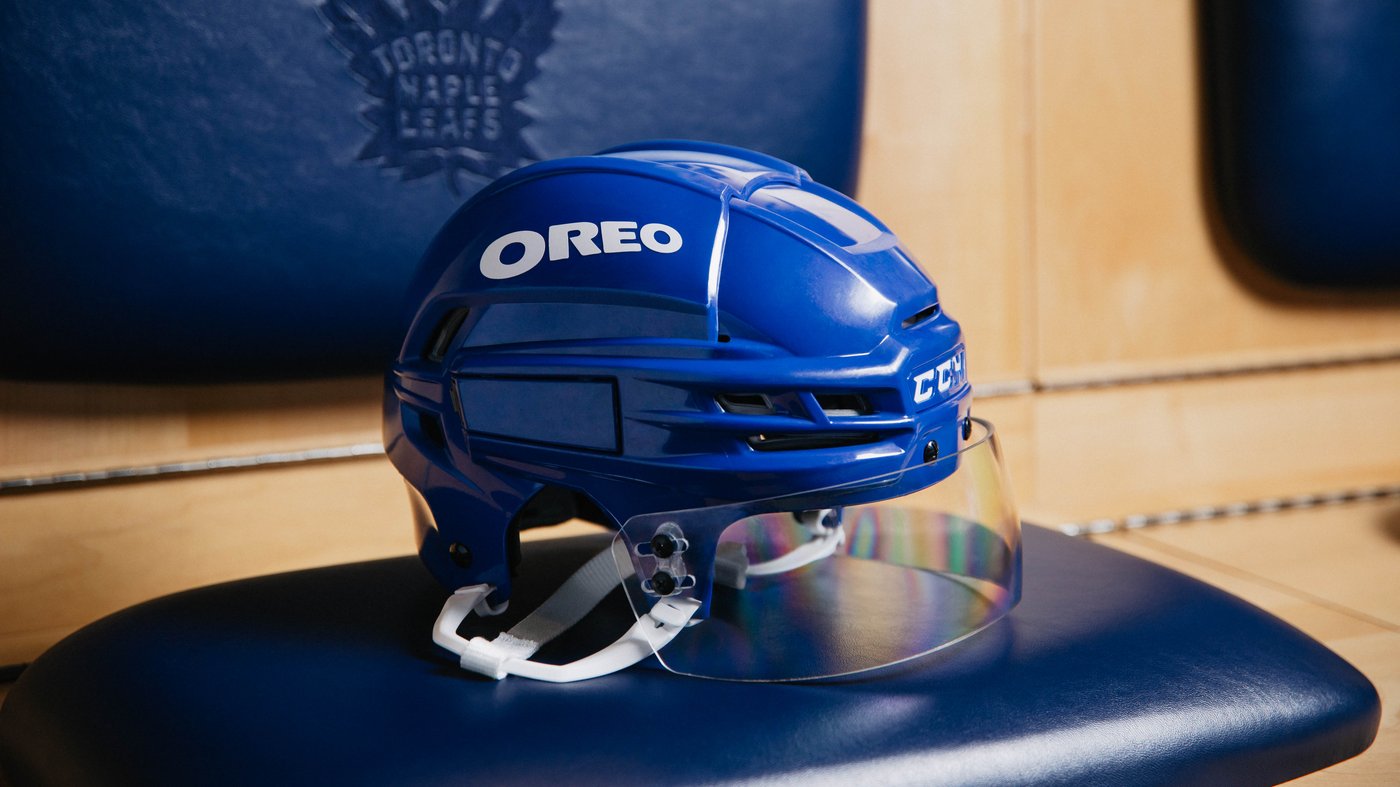 Maple Leafs announce Oreo as new helmet sponsor for upcoming NHL season