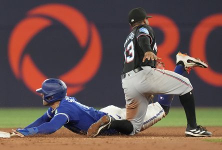 Myers drives in five runs, Marlins limit Blue Jays to four hits in 8-1 romp