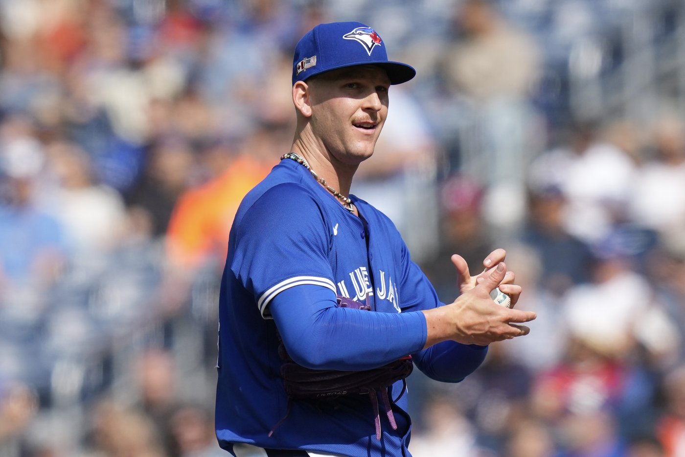 Jays’ Francis throws eight no-hit innings but bullpen falters in 6-2 loss to Mets