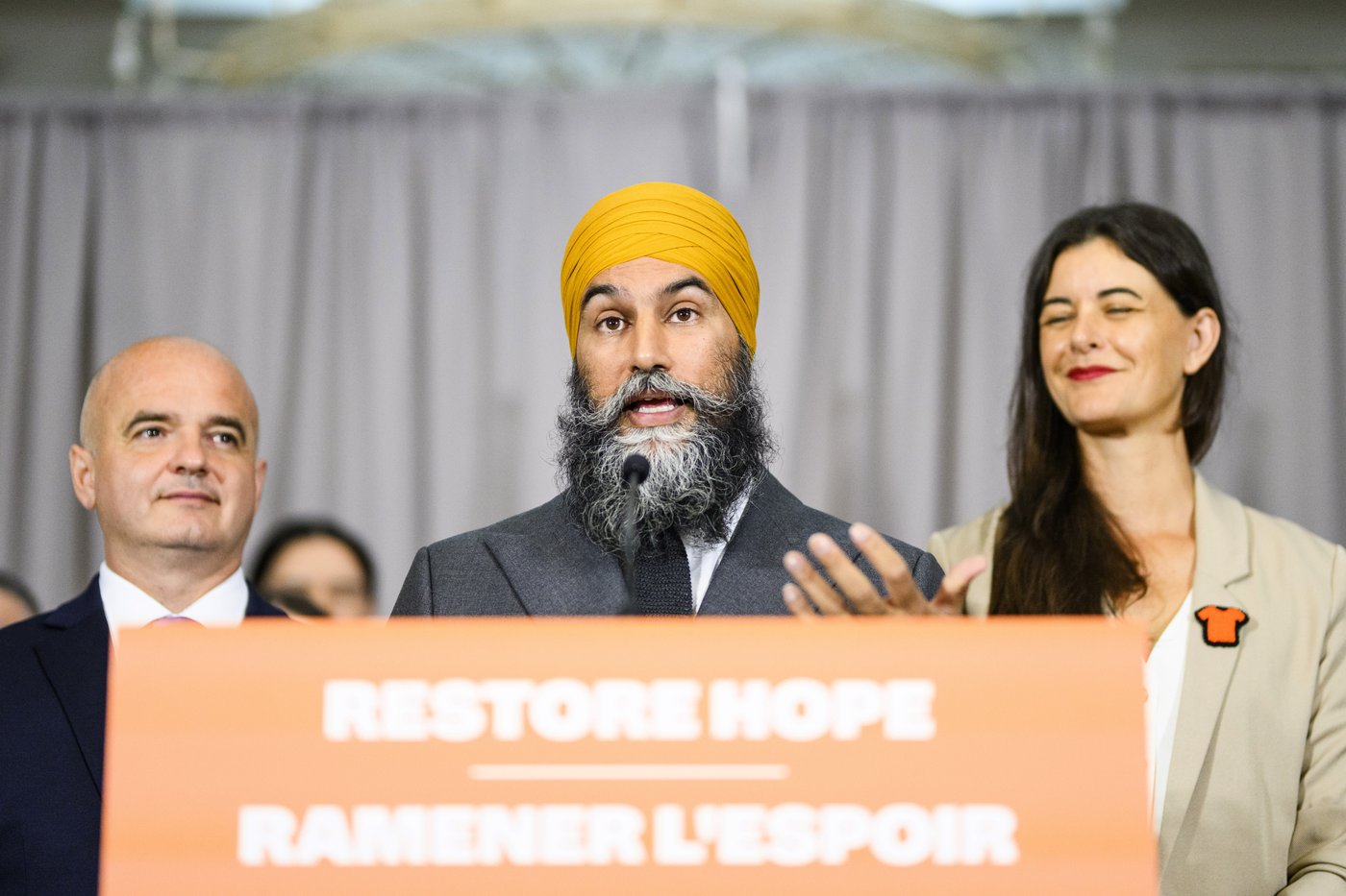 In message of hope, Singh says challenge ahead is convincing people NDP can win