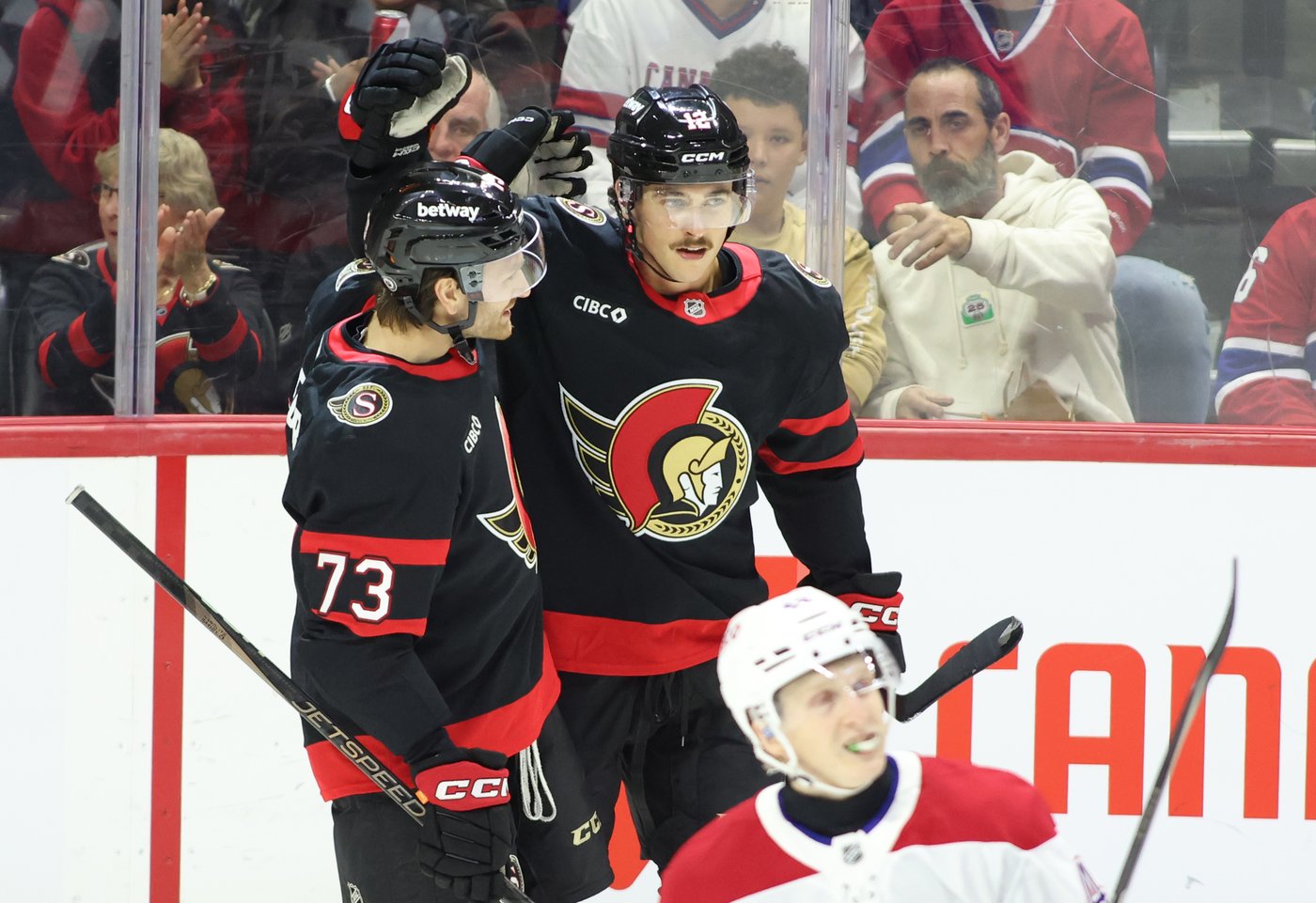 Pinto nets hat trick to lead Senators past Canadiens 4-2