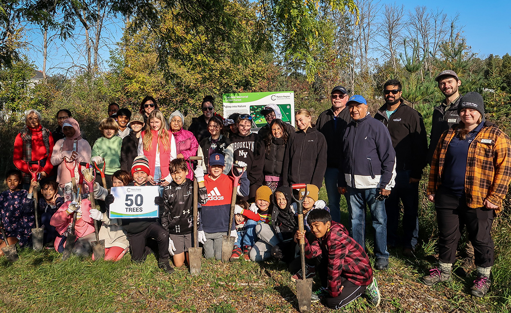 Eamer’s Corners Students Plant 50 Trees