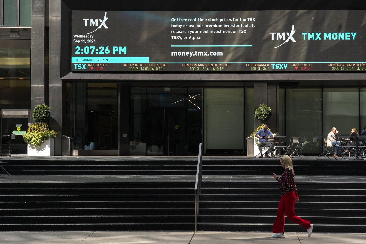 S&P/TSX composite closes down along with U.S. markets on Wednesday