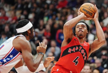 Scottie Barnes leads Raptors past Sixers 115-107; Toronto’s bench steps up