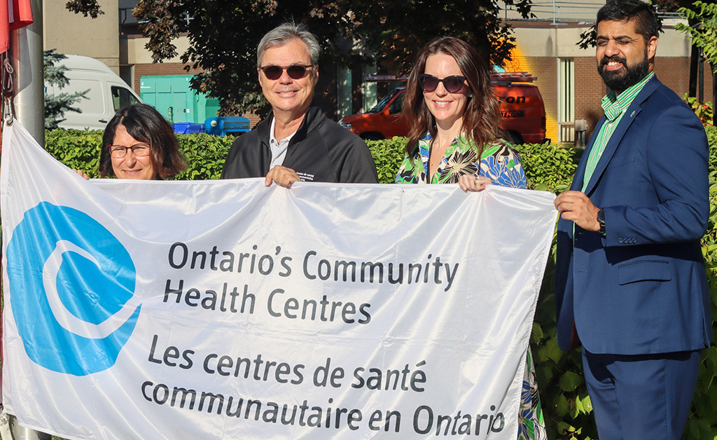 Flag Raised for Community Health and Wellbeing Month