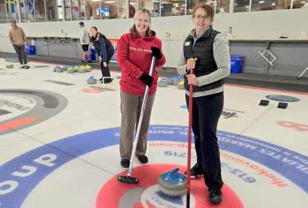 Community Tries Curling at Open House